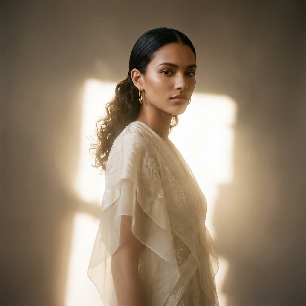 KI-Modellerstellung - editorial fashion photography