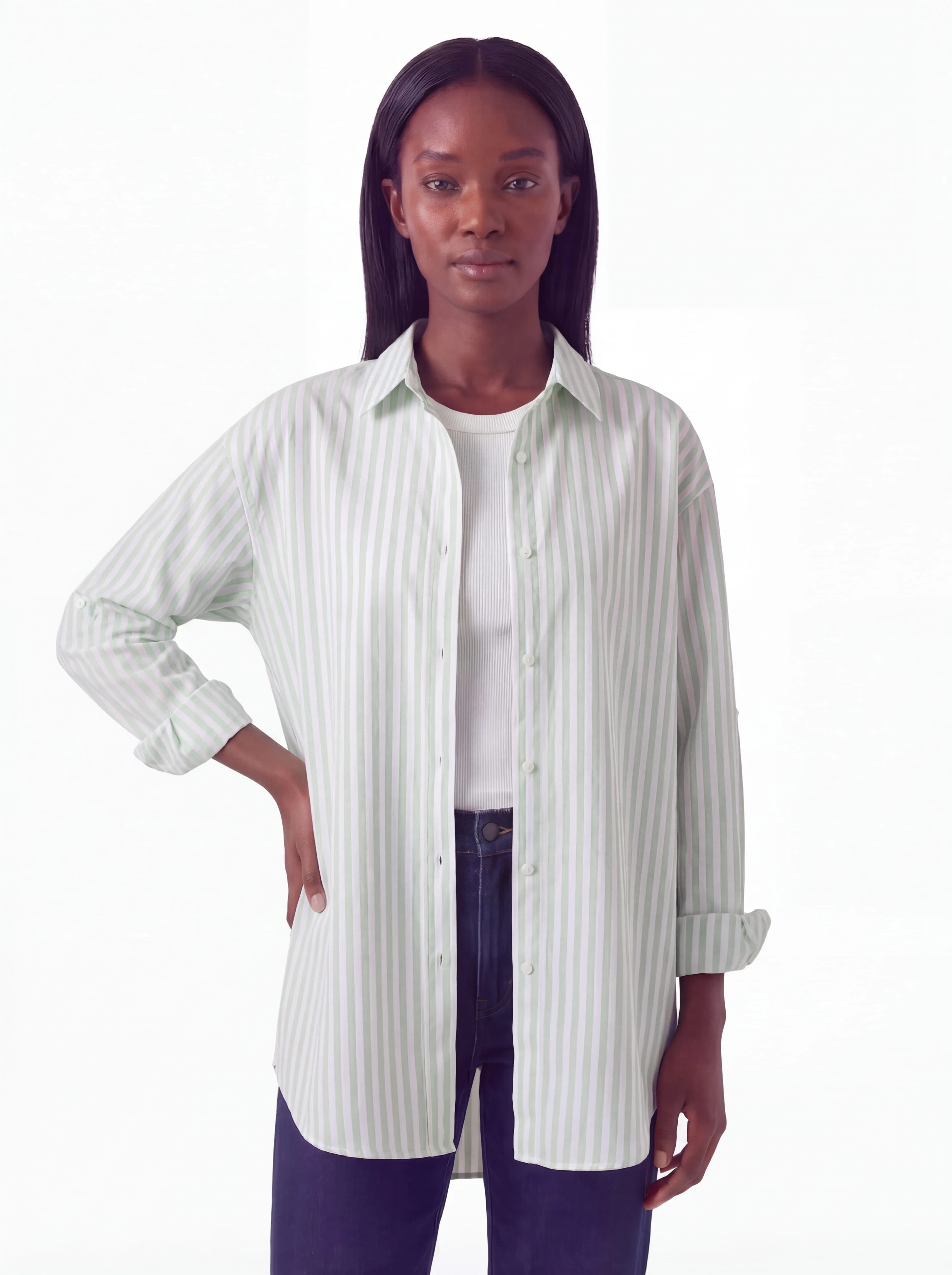 Generated try-on: East African